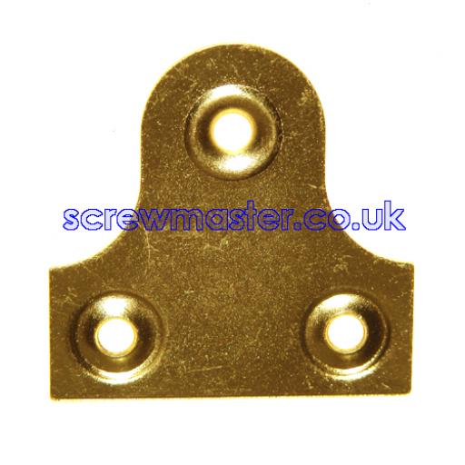 Plain Mirror Plate 50mm available in Brass or Chrome plated