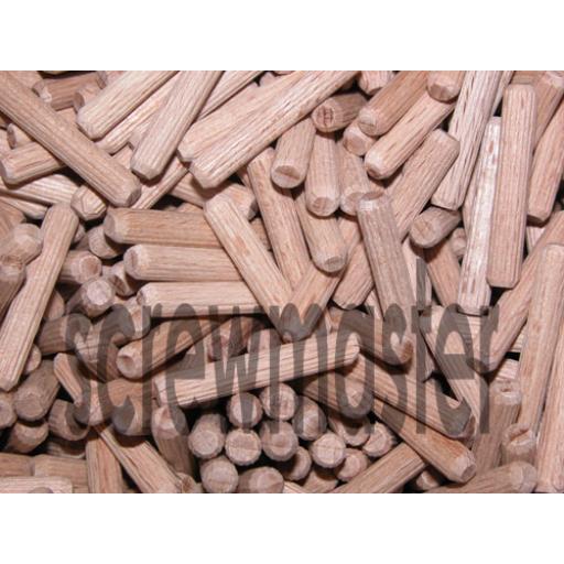 100 Fluted Dowels 5mm x 30mm beech hardwood jointing crafts