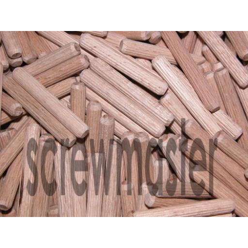 100 Fluted Dowels 6mm x 40mm beech hardwood jointing crafts