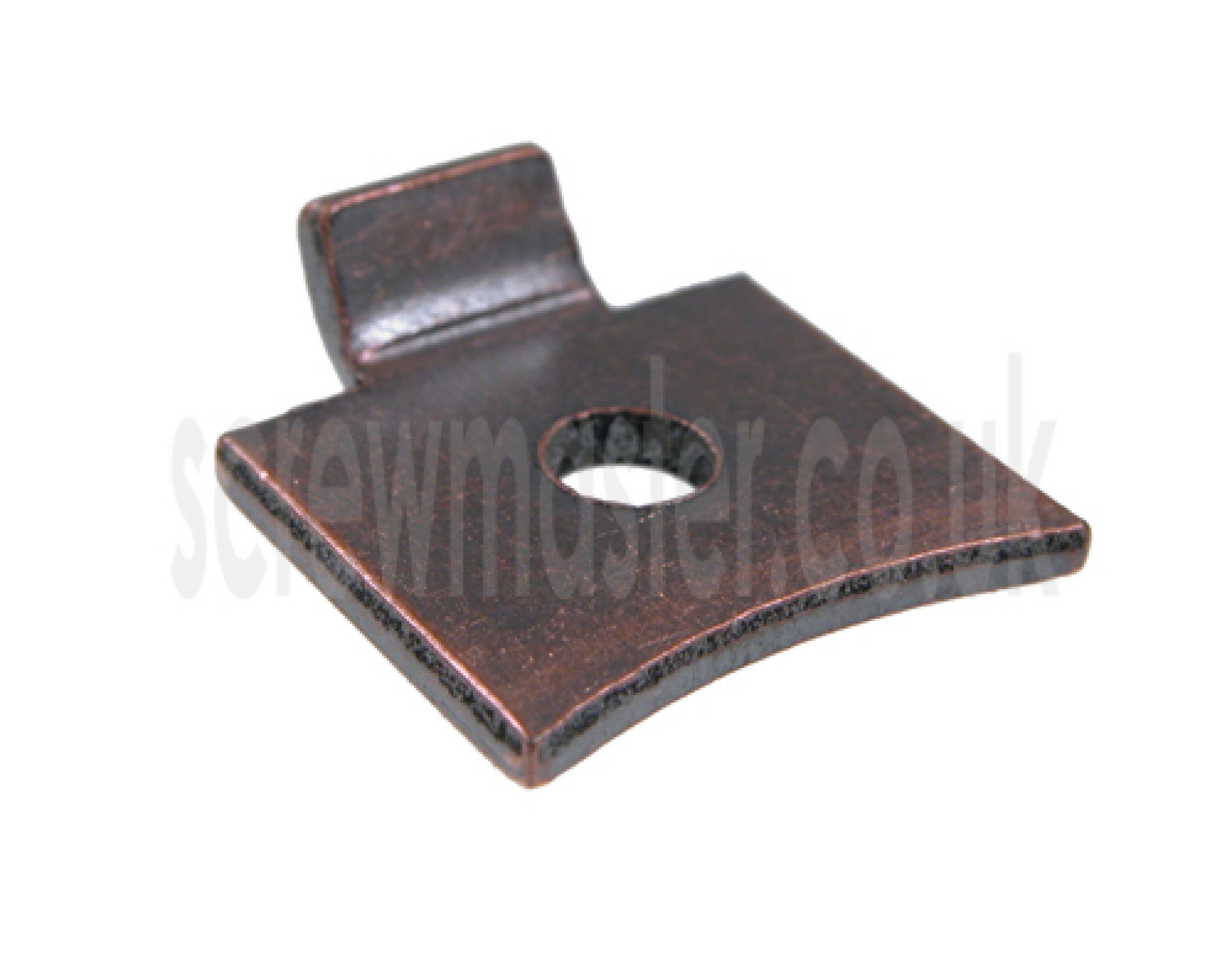 Flat Shelf Stud Bronze steel for library bookcase Tonk strip pack of 4