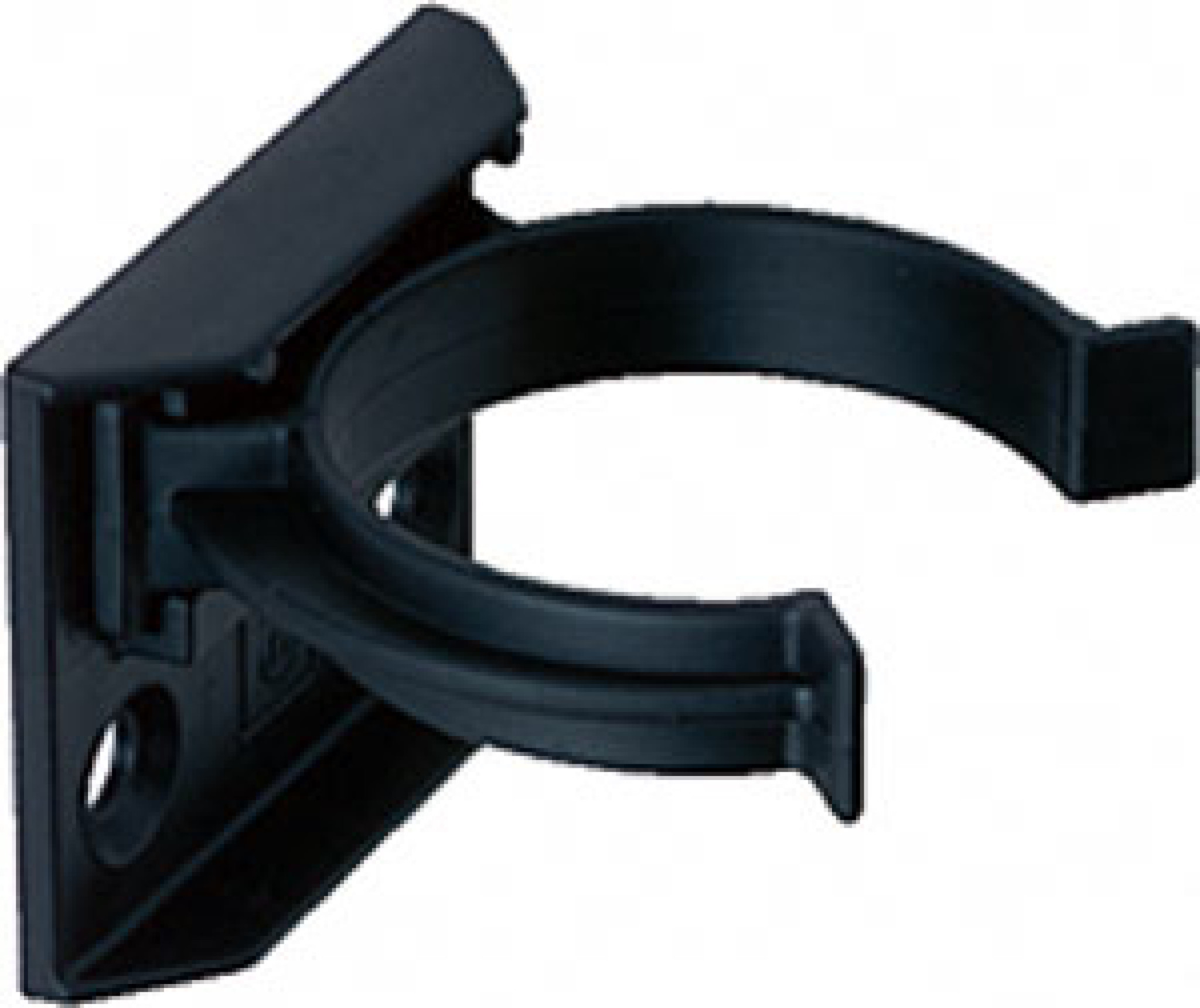 4 Plinth Clips kitchen cabinet leg skirting black plastic clip and mount plate for 30mm
