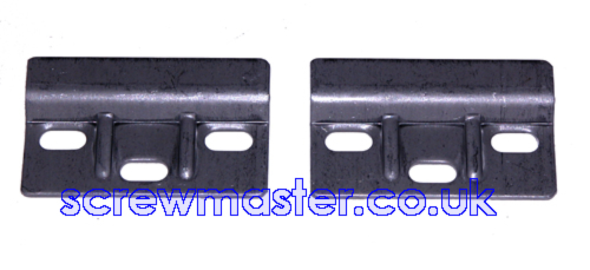 Pair of heavy duty cabinet hanger WALL PLATES for kitchen cupboards
