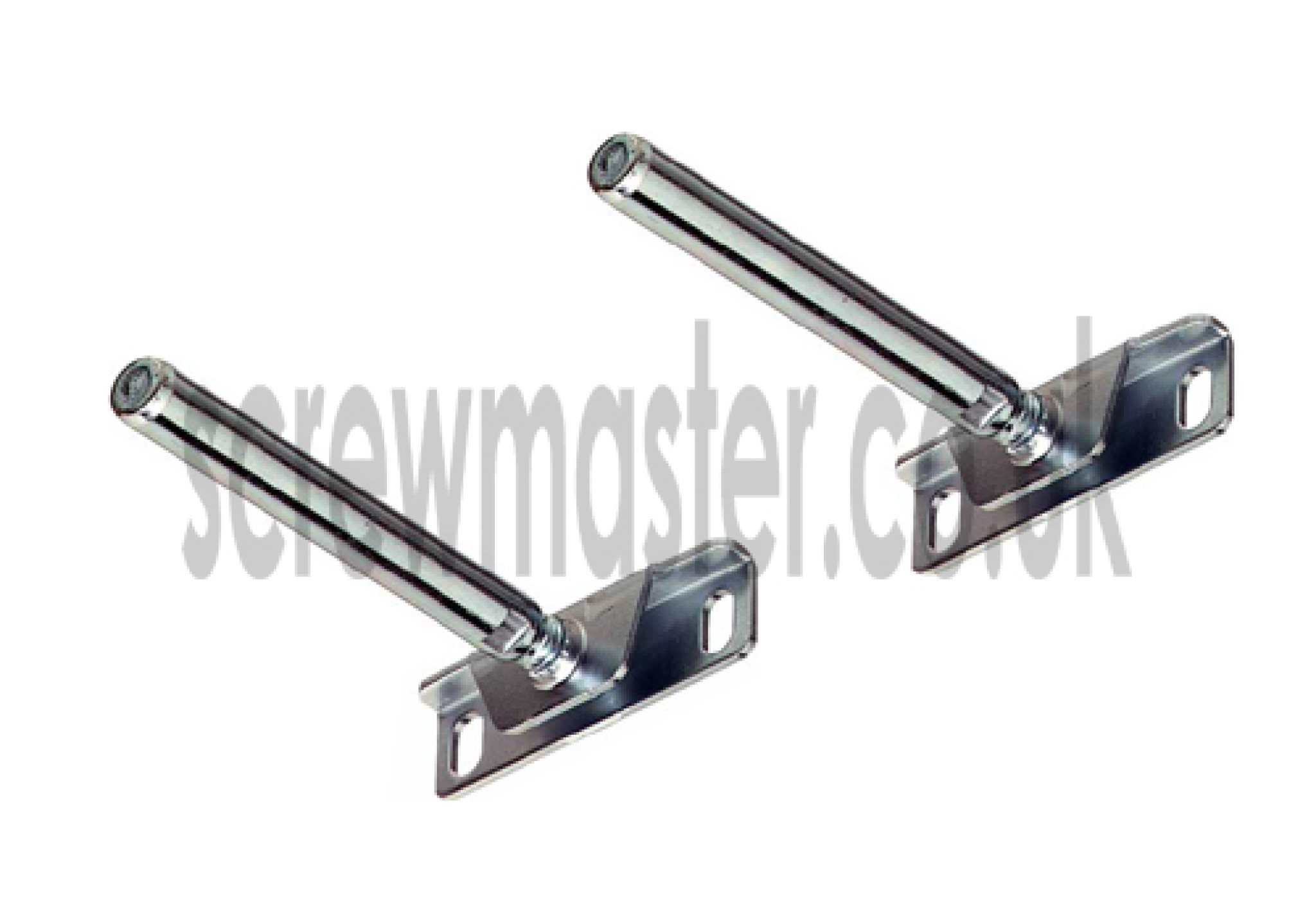Pair of Concealed Shelf Supports hidden bracket for 24mm thick floating shelf invisible