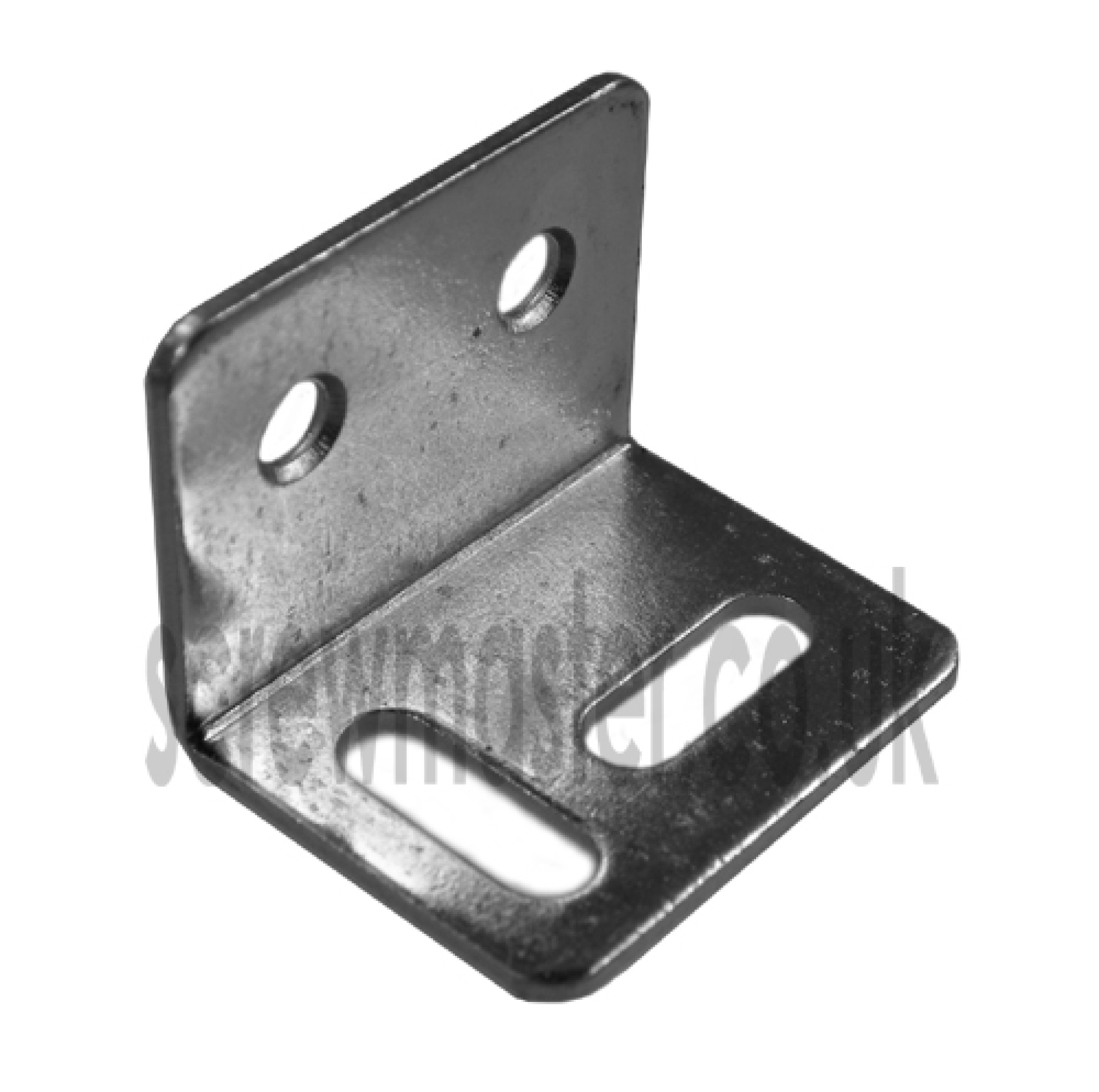 Stretcher Plate Angle Bracket 32mm x 25mm x 25mm x 12mm thick BZP steel