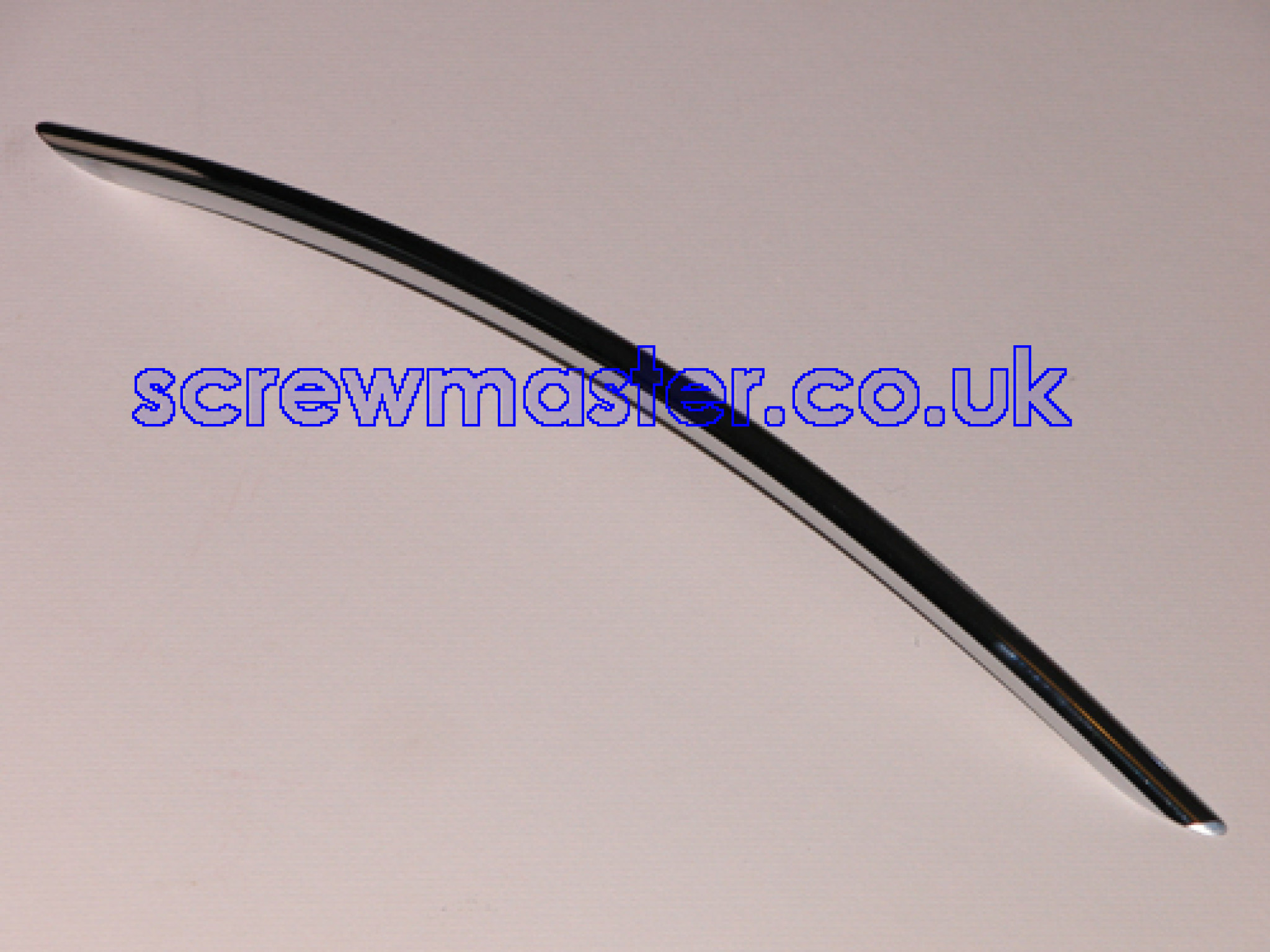 Bow Handle Polished Chrome 256mm hole centres round rod