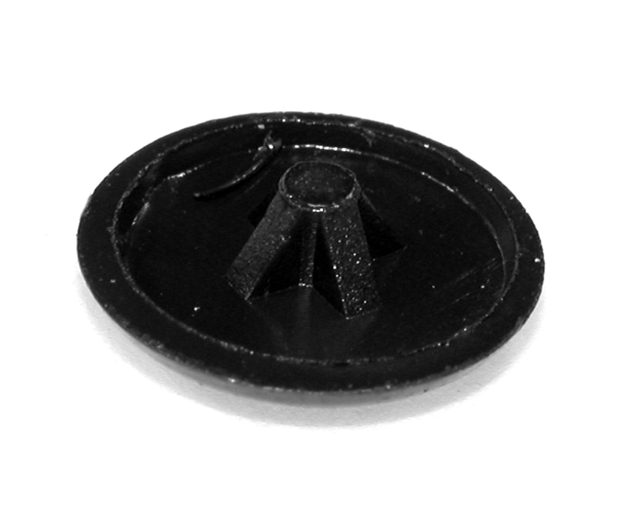 25 Plastic Cover Caps - Beech - for Pozi Screws press fit into screw head