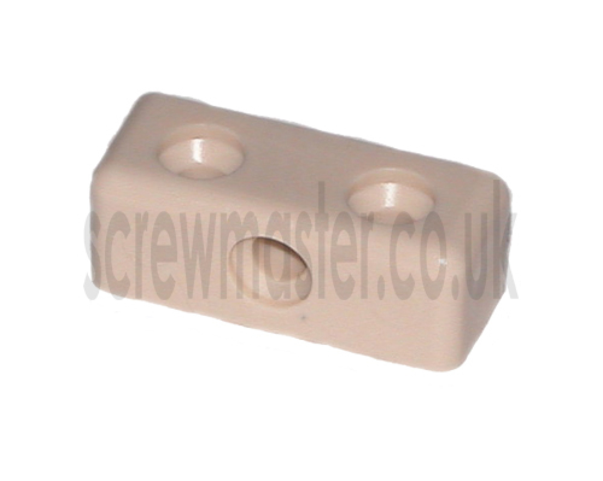 10 Beige Modesty Blocks for joining sheet materials and fitting modesty panels KD