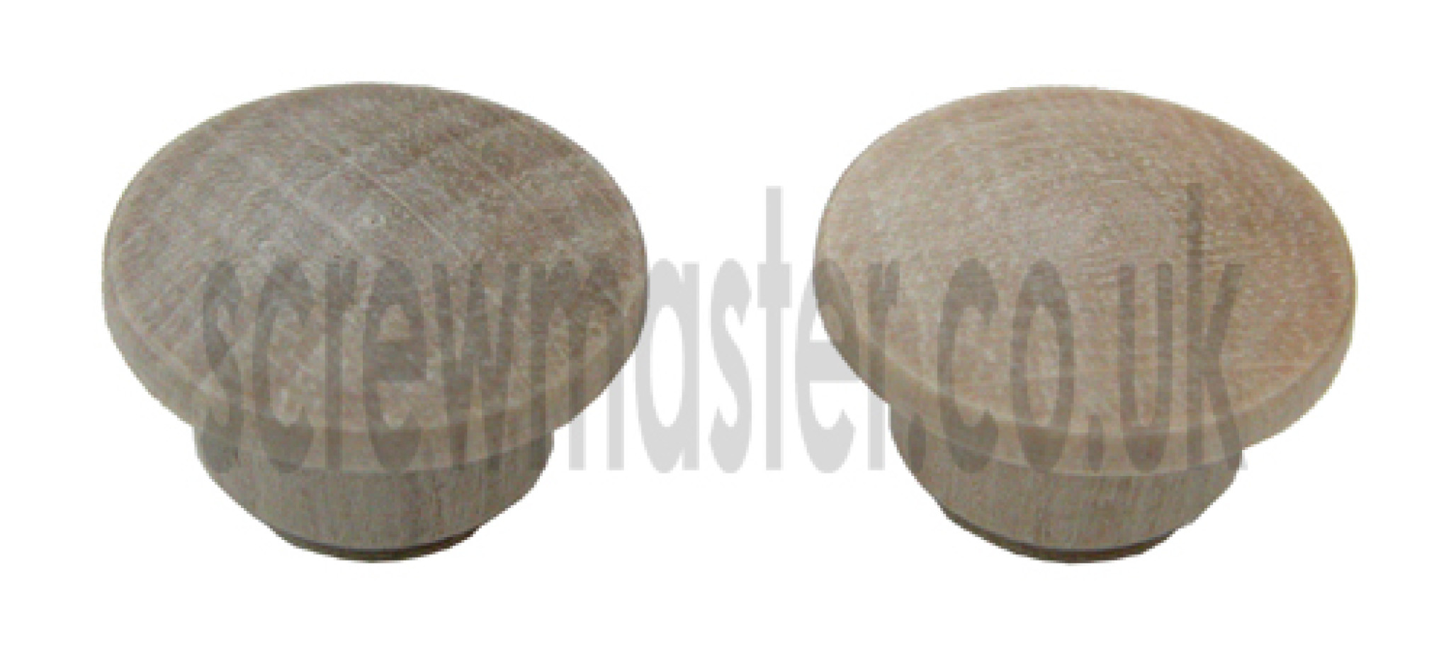10 wooden hole plugs MAPLE 10mm diameter cover caps