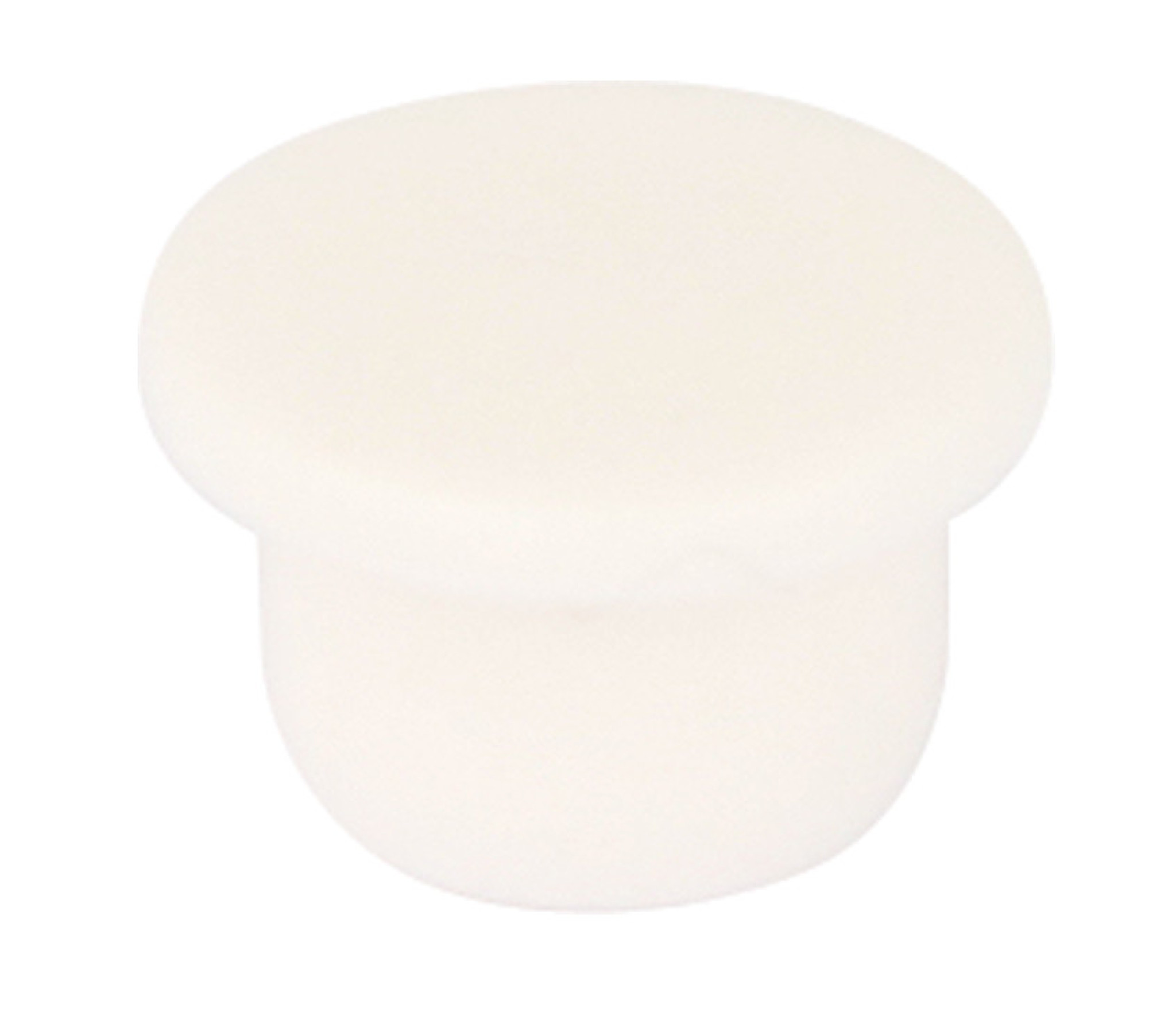 20 White Cover Caps 6mm diameter plugs holes blank kitchen cabinet