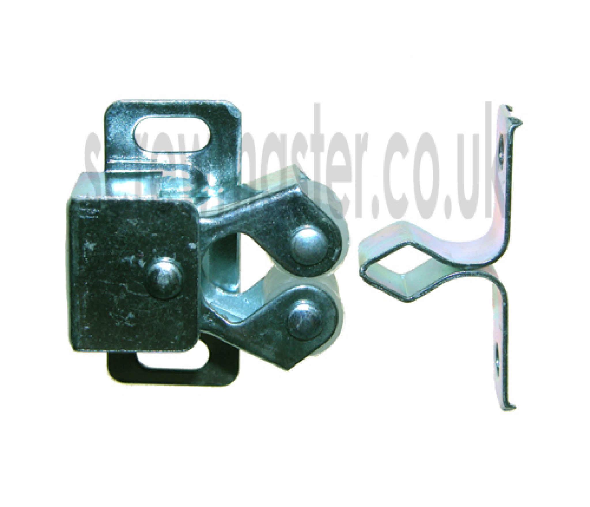 Twin Roller spring catch for cupboard doors caravans and campers