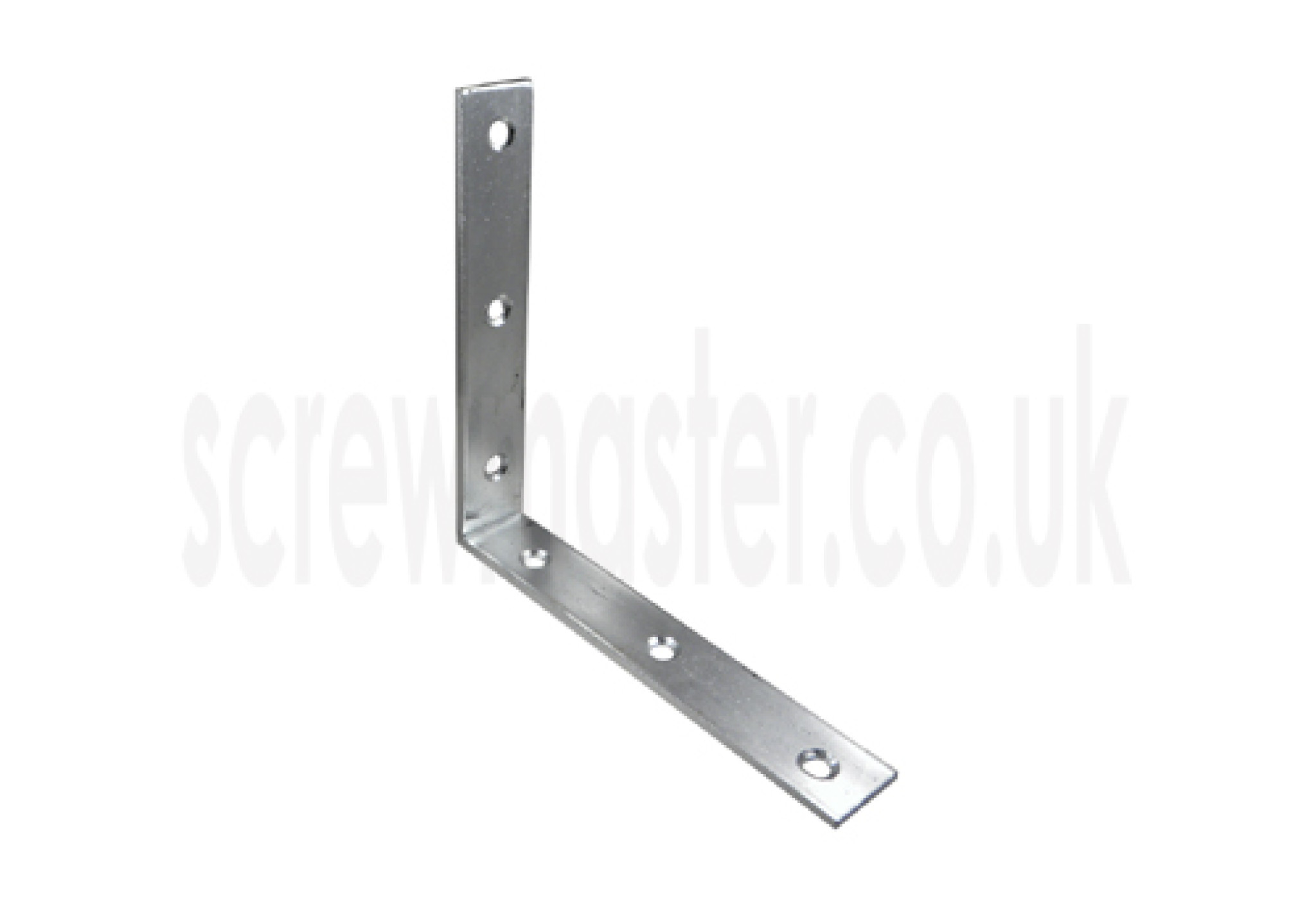 Angle Bracket 125mm x 125mm x 22mm wide x 25mm thick BZP mild steel Corner Brace