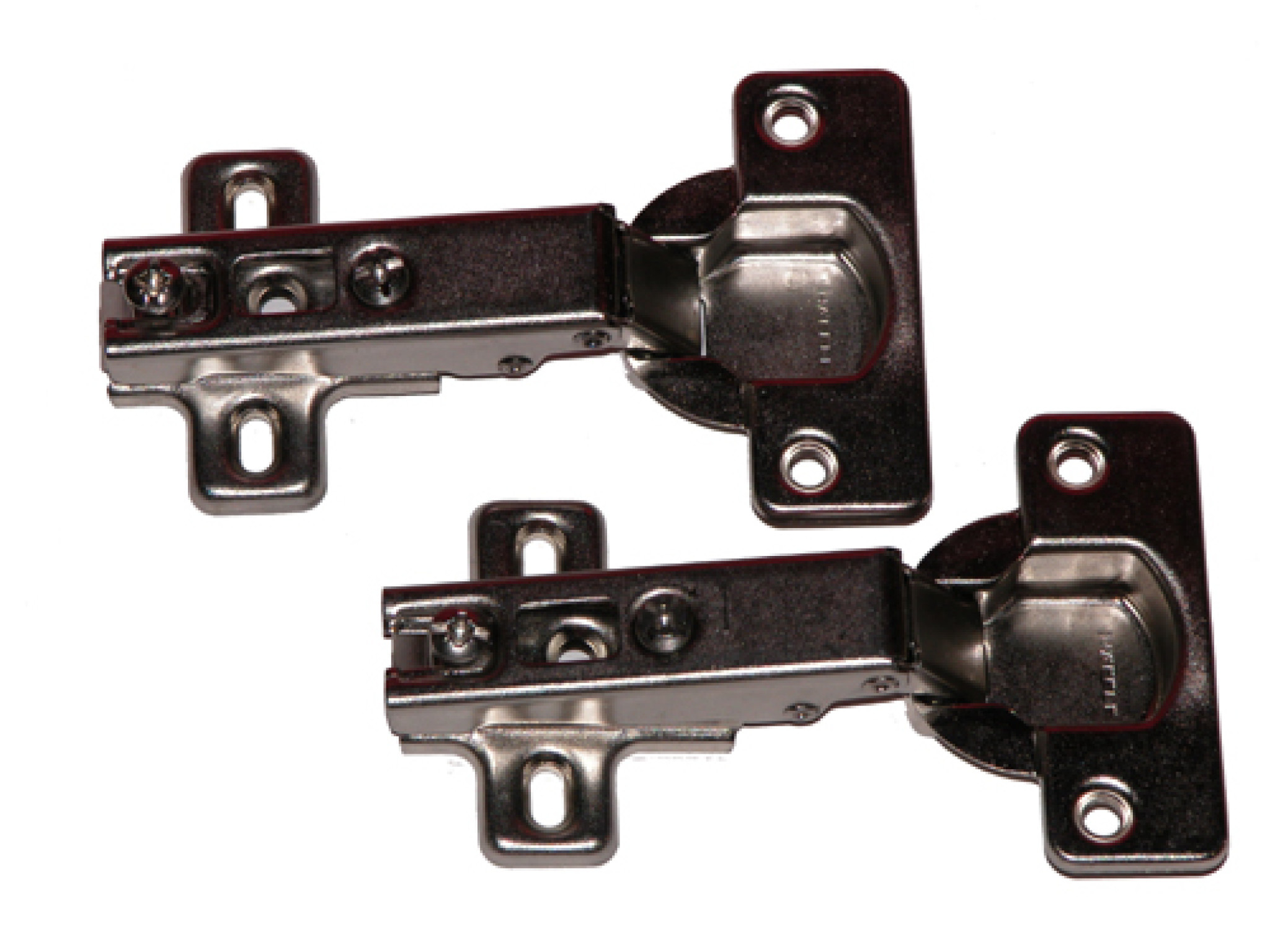 Pair of UNsprung Concealed Hinges slide on 110 degree opening 35mm boss hole full overlay